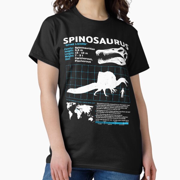 Spinosaurus Datenblatt Classic T-Shirt