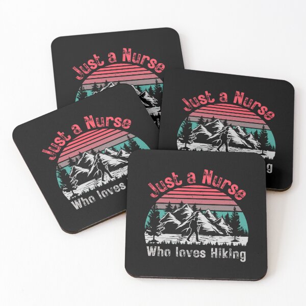 Item preview, Just A Nurse Who Loves Hiking designed and sold by AmberSiraj.