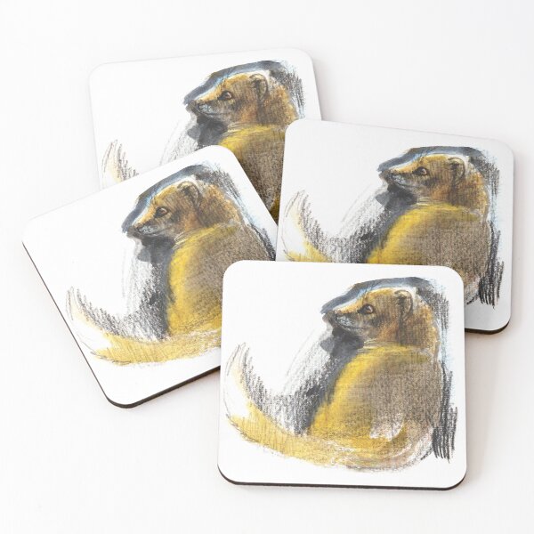 Item preview, Yellow Mongoose #1 designed and sold by belettelepink.