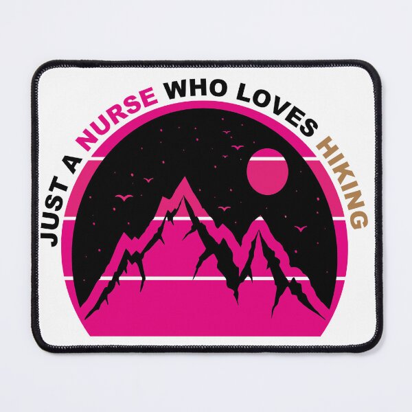 Item preview, Just A Nurse Who Loves Hiking - Hiking designed and sold by GridText.