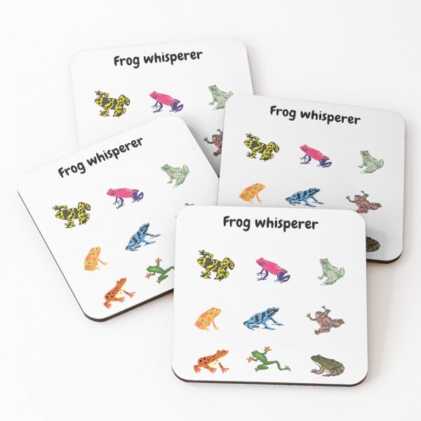 Item preview, Frog multicolor frogs toads sticker pack designed and sold by ZoesAttic.