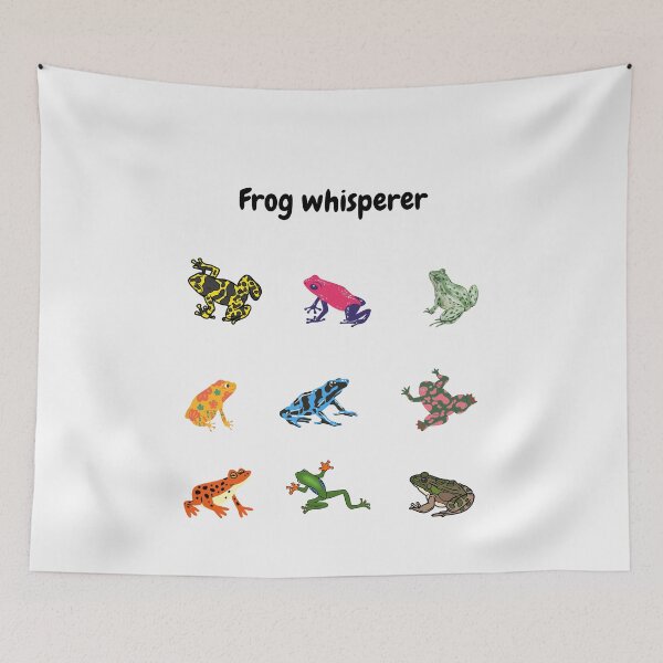 Item preview, Frog multicolor frogs toads sticker pack designed and sold by ZoesAttic.