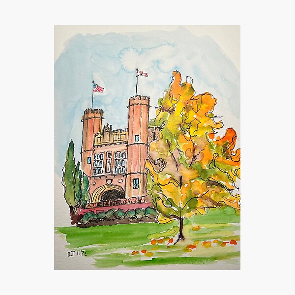 Item preview, Brookings Hall designed and sold by updoggallery.