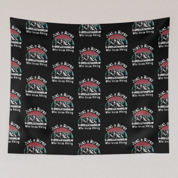 Item preview, Just A Nurse Who Loves Hiking designed and sold by AmberSiraj.