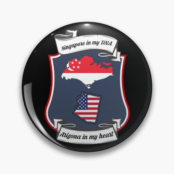 Item preview, Singapore in my DNA, Arizona in my heart Heritage designed and sold by Tony ⭐⭐⭐⭐⭐.
