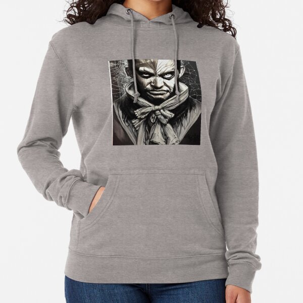 Anime wütender Kämpfer Leichter Hoodie