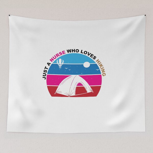 Item preview,  Just A Nurse Who Loves Hiking - Hiking designed and sold by GridText.