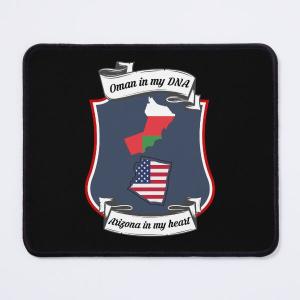 Item preview, Oman in my DNA, Arizona in my heart Heritage designed and sold by Tony ⭐⭐⭐⭐⭐.