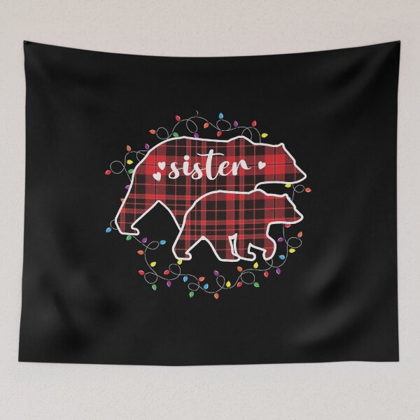 Item preview, Bear Red Plaid Christmas Pajama Matching Family Brother designed and sold by ibeargifts.