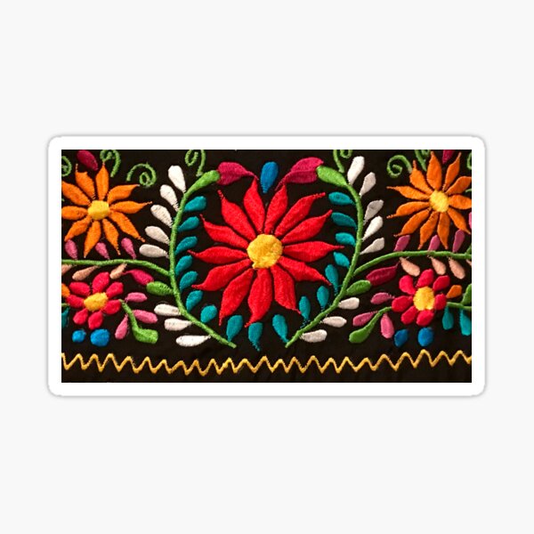 Mexican Embroidery Stickers for Sale