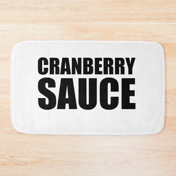 Item preview, CRANBERRY SAUCE Funny Food Design Holiday Thanksgiving Christmas designed and sold by PuddleMart.