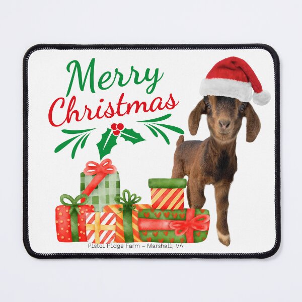 Item preview, Merry Christmas | Holiday Goats | Christmas Goats | Cute Goats | Funny Goats designed and sold by PistolRidgeFarm.