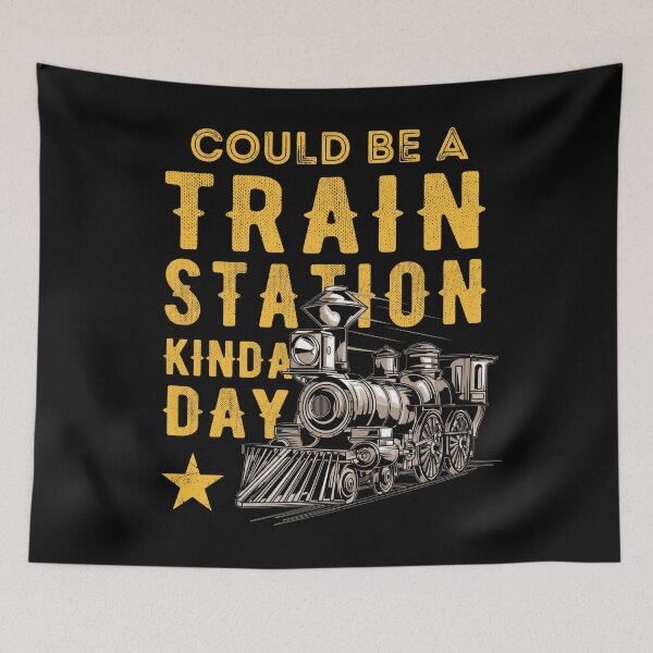 Item preview, Could Be A Train Station Kinda Day designed and sold by iliasjeff.