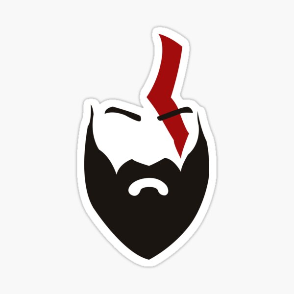 Spartan Rage - God Of War 4 - Sticker