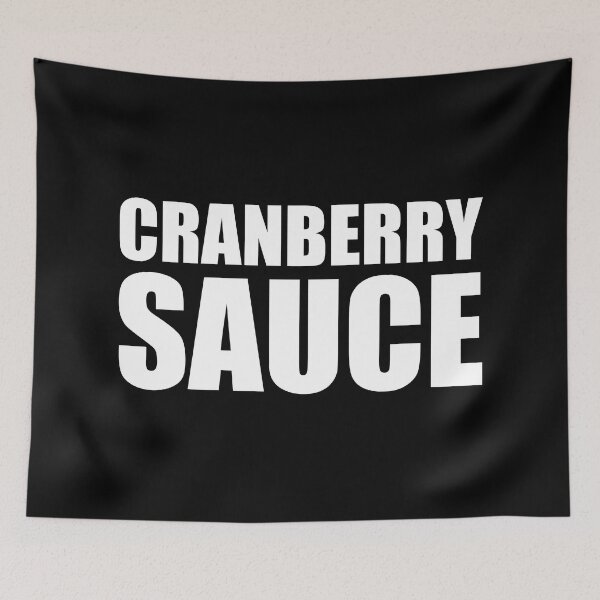 Item preview, CRANBERRY SAUCE Funny Food Design Holiday Thanksgiving Christmas designed and sold by PuddleMart.