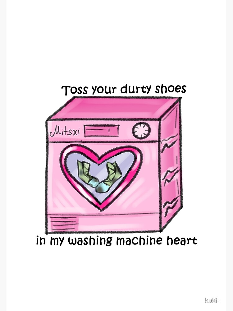 "Mitski Washing Machine Heart" Poster for Sale by kuki Redbubble