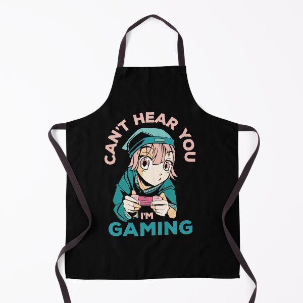Item preview, Can't Hear You I'm Gaming Funny Gamer Girl Anime designed and sold by Pexilus.