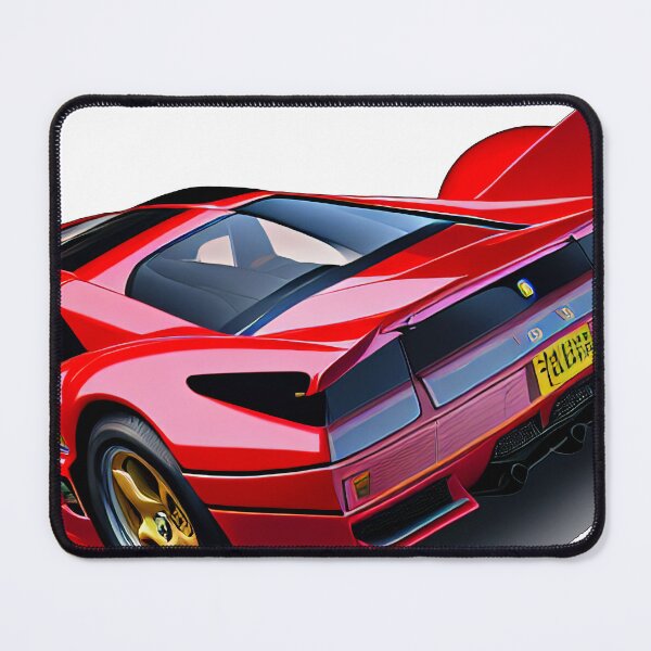 Item preview, Vintage Retro Supercar in Red designed and sold by BAYFAIRE.