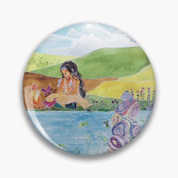 Item preview, Reflecting By The Lake designed and sold by BohemiWANDERS.