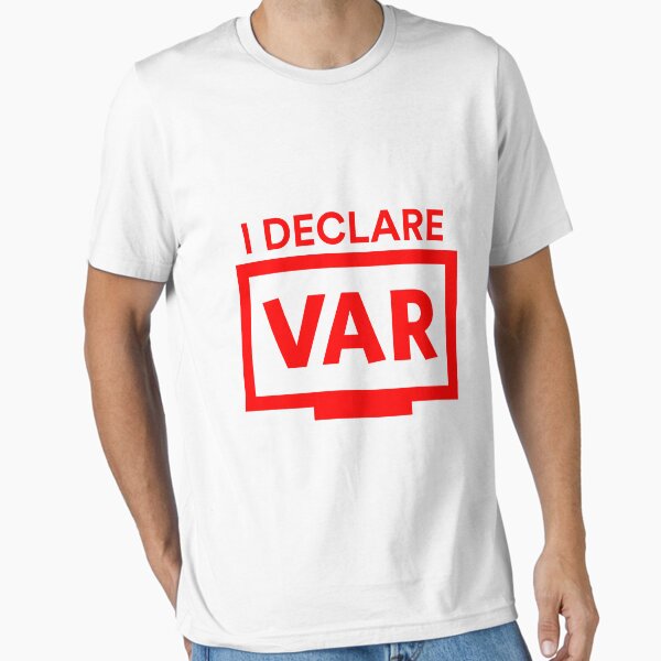 Item preview, I Declare VAR Football (Red) designed and sold by Aerodin.