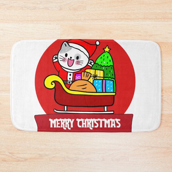 Item preview, Santa Christmas cat  designed and sold by INKZ Store.