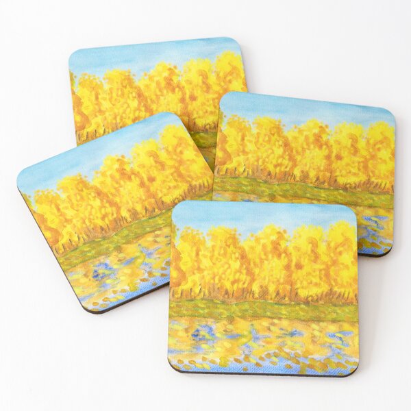 Item preview, Autumn landscape with golden forst designed and sold by Irina Afonskaya.