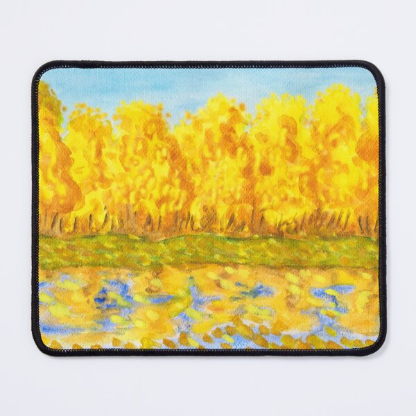 Item preview, Autumn landscape with golden forst designed and sold by Irina Afonskaya.