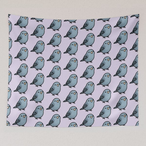 Item preview, Chubby Mauve Lineolated Parakeet designed and sold by birdhism.