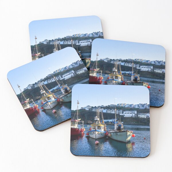 Item preview, Fishing boats in Mevagissey Harbour, Cornwall designed and sold by VnGphoto.