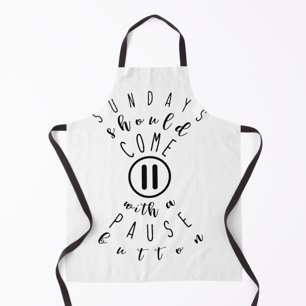 Item preview, Sundays should come with a pause button designed and sold by Pistacchio Graphic.