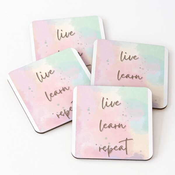 Item preview, live, learn, repeat designed and sold by mdl1978.