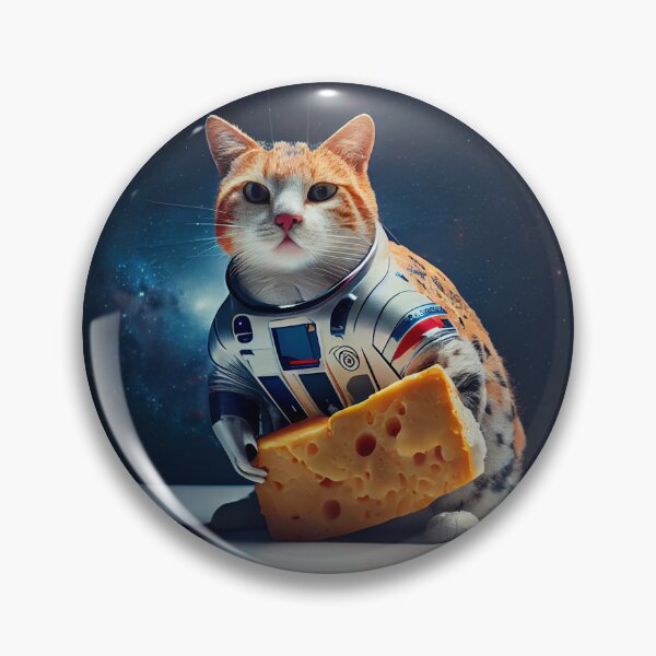 Item preview, Astro Cat with Cheese designed and sold by JigglePeek.