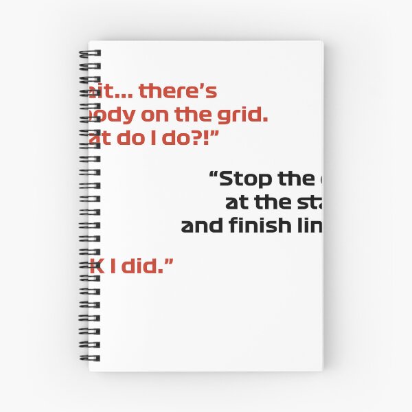 Item preview, Charles Leclerc F1 Radio Message Sticker "OK I did." designed and sold by jordanliv.