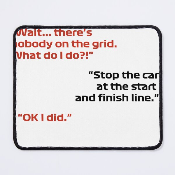 Item preview, Charles Leclerc F1 Radio Message Sticker "OK I did." designed and sold by jordanliv.