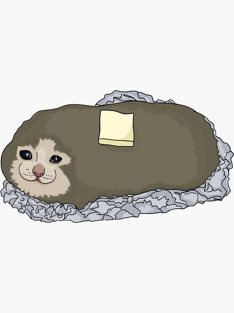 Sad Potato Cat Meme Sticker For Sale By Pixelcow333 Redbubble 9040