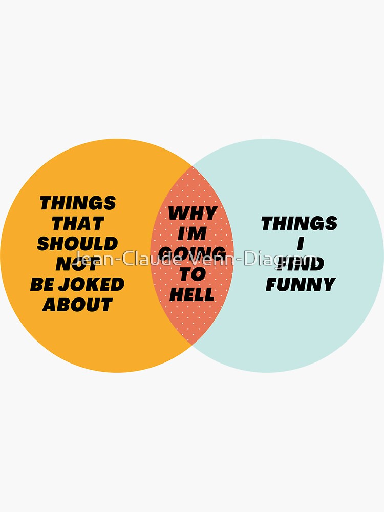 Venn Diagram Why Im Going To Hell Things That Should Not Be Joked