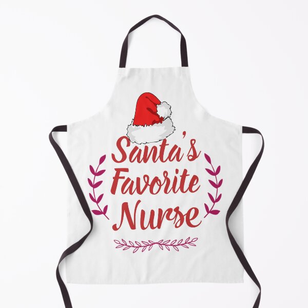 Item preview, Santa's Favorite Nurse Red Text Premium designed and sold by Design-Maniya.
