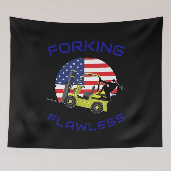 Artikelvorschau, Forklift Ninja, Forking Flawless RB, Industriekleidung entworfen und verkauft von TeamsterLife.