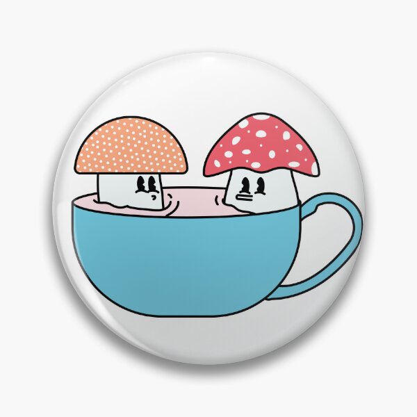 Item preview, Cute Mushroom Cartoon Characters in Mug  designed and sold by Poly-Apparel.