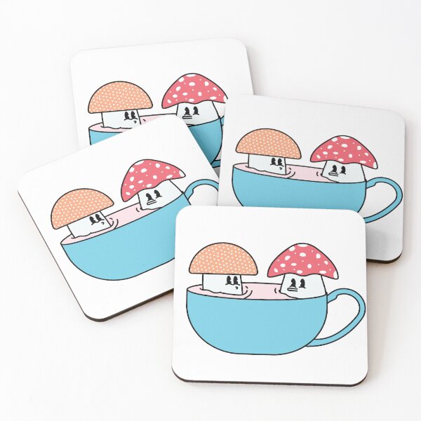 Item preview, Cute Mushroom Cartoon Characters in Mug  designed and sold by Poly-Apparel.