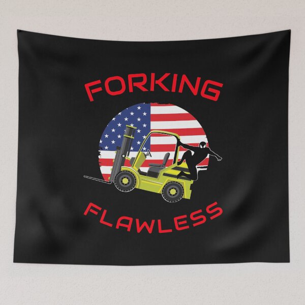 Artikelvorschau, Forklift Ninja, Forking Flawless YR, Industriekleidung entworfen und verkauft von TeamsterLife.