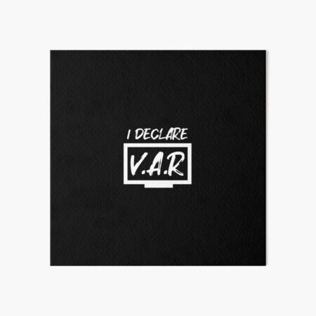 Item preview, I Declare VAR Football (White) designed and sold by Aerodin.