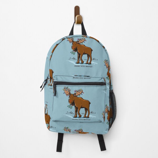 Item preview, Merry Kiss Moose! designed and sold by ElephantShoe.