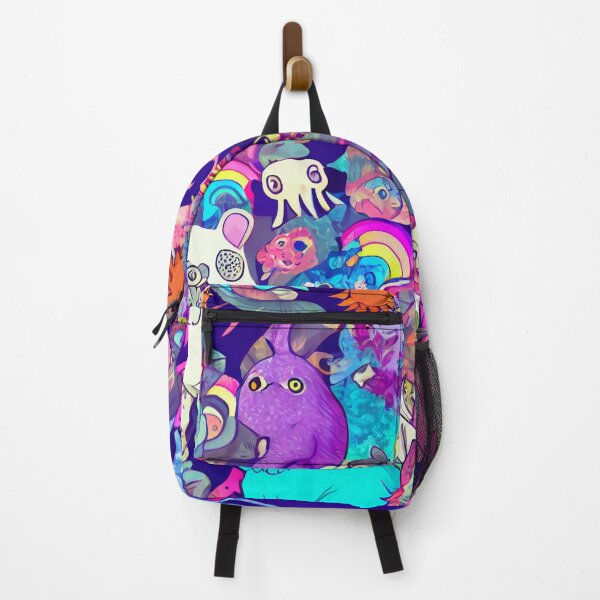 Artikelvorschau, Psychedelic Trippy Anime Animal and Monster Print Digital Painting entworfen und verkauft von CodeAndColors.