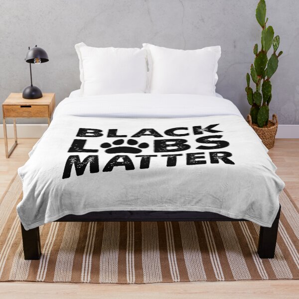 Aperçu de l'œuvre Black Labs Matter Funny Labrador créée et vendue par funnylifeusa.
