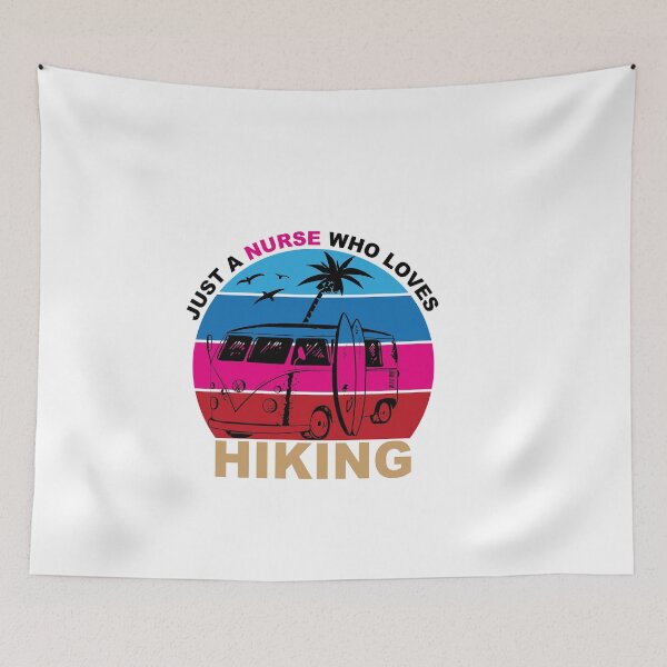 Item preview, Just A Nurse Who Loves Hiking - Hiking designed and sold by GridText.