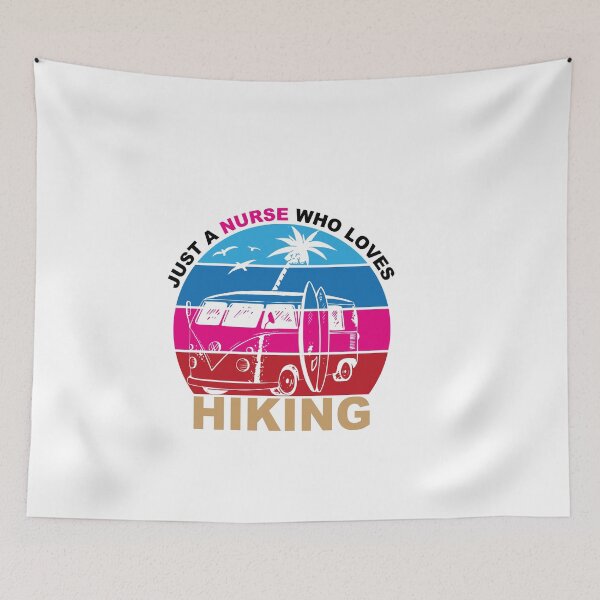 Item preview,  Just A Nurse Who Loves Hiking - Hiking designed and sold by GridText.
