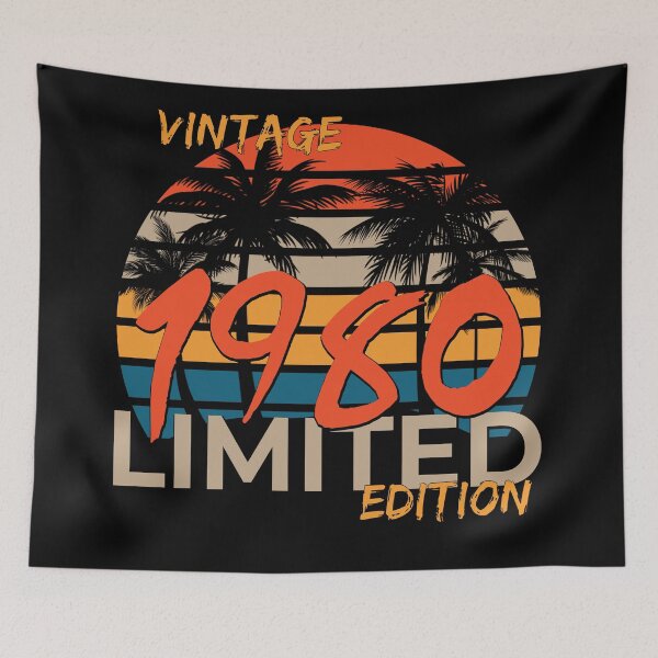 Item preview, VINTAGE PALMS SUNSET 1980 LIMITED EDITION BIRTHDAY GIFT IDEA designed and sold by Kipcio.