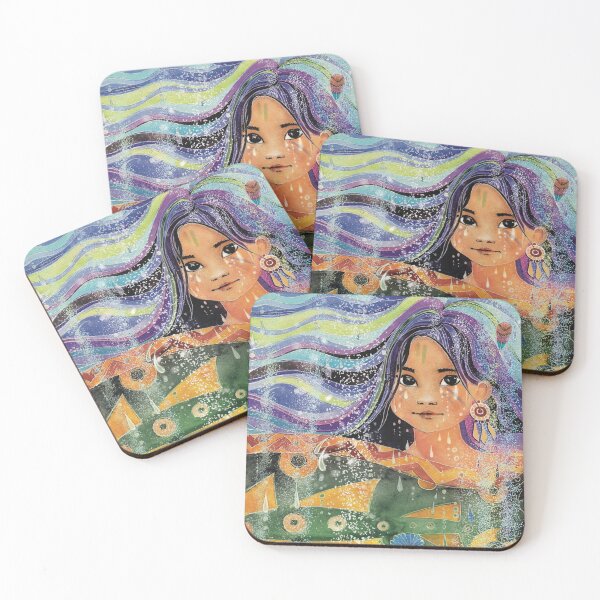 Item preview, Becoming Everything, Spiritual Native Girl designed and sold by BohemiWANDERS.
