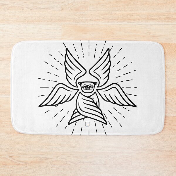 Artikelvorschau, Geeky Seraphim - schwarz entworfen und verkauft von OneBigPixel.